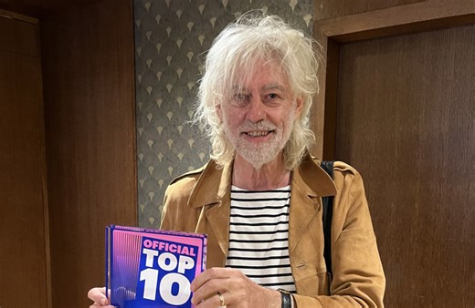 Bob Geldof given special Official Charts award for Just For One Day - the Live Aid Musical album