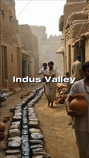 Indus Valley Civilization’s Genius Drainage System #indusvalleycivilization AI-generated Cinematics