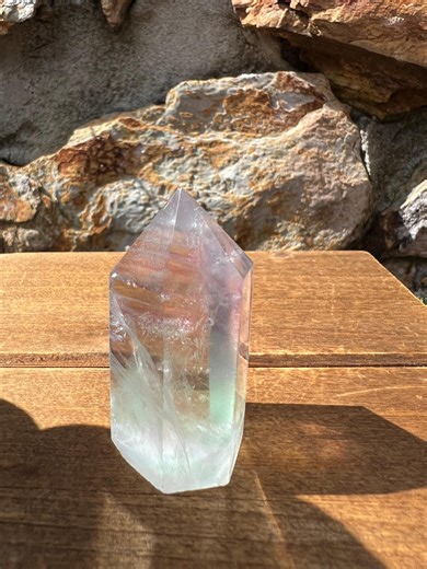 Rainbow Fluorite Tower - Etsy