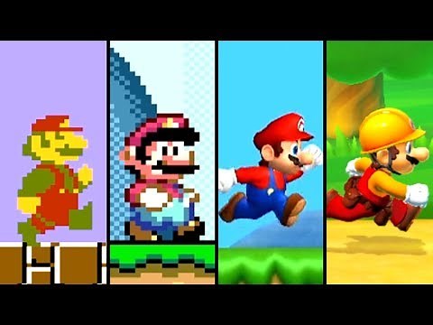 Evolution of Mario in the Super Mario Series (1985-2019)