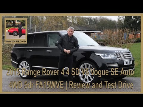 2015 Range Rover 4 4 SD V8 Vogue SE Auto 4WD Euro 5 5dr FA15WVE | Review and Test Drive