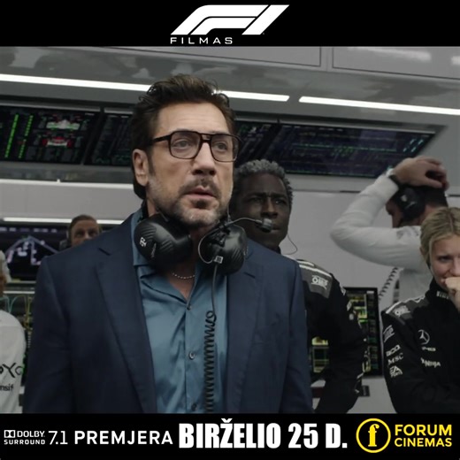 KONKURSAS🤩 M1 kviečia į didžiausiems ekranams sukurtą šios vasaros kino hitą - „F1 FILMĄ”! Bradas Pittas už greičiausio lenktyninio automobilio vairo - ar jam pavyks įrodyti, kad tebėra geriausias?🏎️ Žymėk draugą, su kuriuo į kiną eitum kartu ir laimėk 2 kvietimus. 5 laimėtojus burtų keliu išrinksime penktadienį. #reklama | M1
