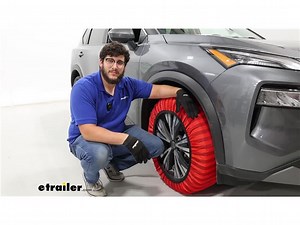 Installation: ISSE Classic Snow Socks on a 2023 Nissan Rogue