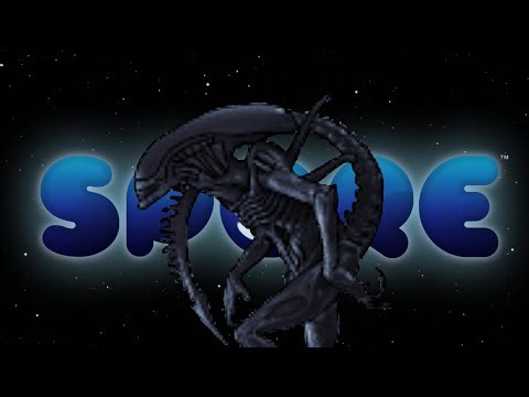 Playing as a XENOMORPH IN SPORE!!