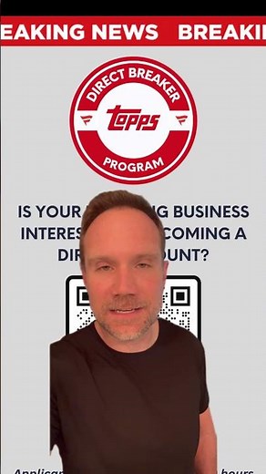 Topps Opens New Direct Account Applications for Card Shops and Breakers