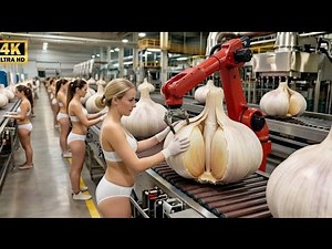 Inside the 1,000,000 LB Garlic Plant – The INSANE Process of Modern Garlic Powder Factory