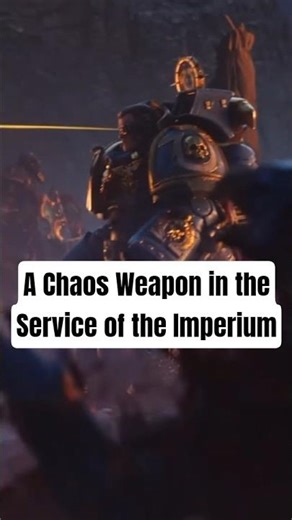 A Chaos Weapon in the Service of the Imperium #warhammer40k #imperialiterator