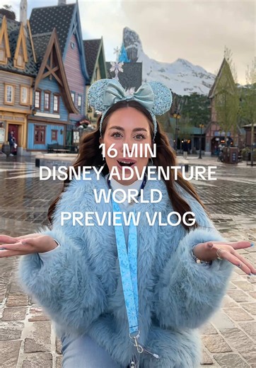 16 min @Disneyland Paris ✨ vlog🤭 We got to be some of the first people to experience the reimagined Disney Adventure World and World of Frozen before it officially opens🤭🩵✨ @Disney Parks #DisneyAdventureWorld #WorldofFrozenParis #DisneylandParis #dayinmylife #disneycreator