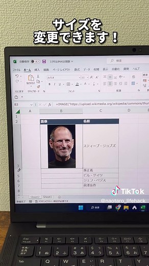 エクセルIMAGE関数知ってる？Microsoft365バージョンで使える新関数！#Excel #エクセル #パソコン #パソコンスキル #仕事術 #TikTok教室 #microsoft365 #IMAGE関数 #関数