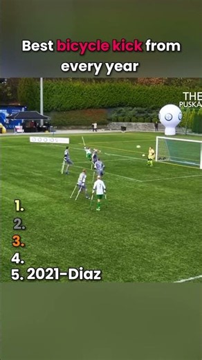 Best bicycle kick from every year I part 3