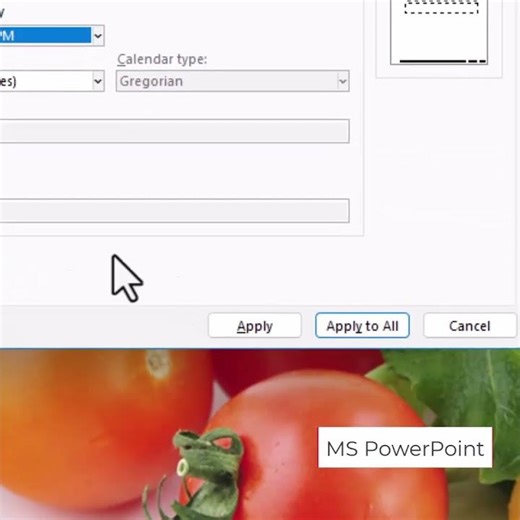 MS PowerPoint Inserting Date and Time