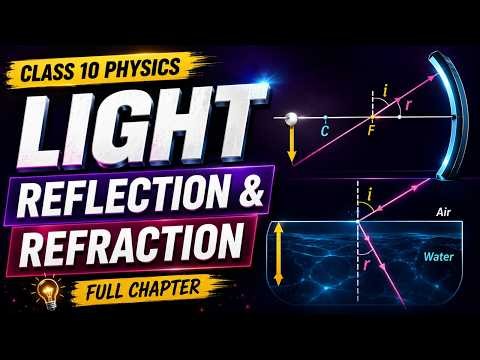 NCERT Light Reflection & Refraction One-Shot | Class 10 Physics | Full Chapter Revision | CBSE 2026