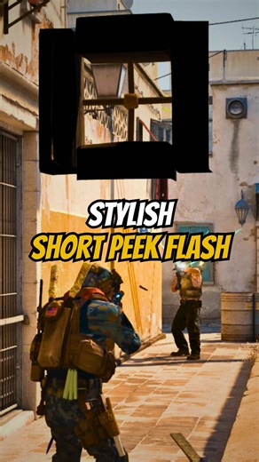 Stylish Short Peek Flash Techniques in Dust 2