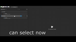 Version control repo selection/hover fails on application switch