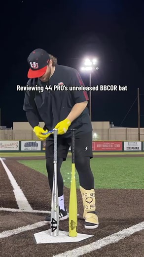 New bat review on the 44 Pro mystery bat! Full vid is live on the YT channel 🫡 #baseball #baseballtiktoks