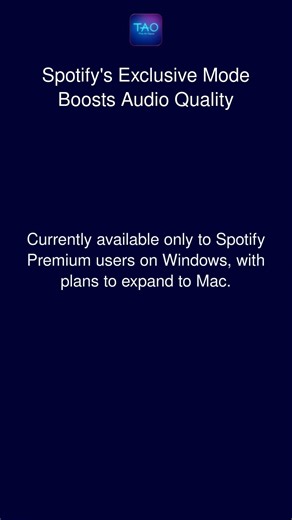 Spotify's Exclusive Mode Boosts Audio Quality