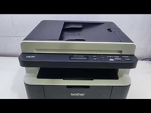 Como fazer digitalização no vidro e adf na impressora Brother DCP 1617nw- Programa Control Center 4.