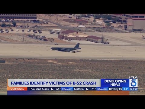 Families identify victims of Edwards Air Force Base B-52 crash