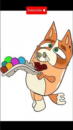 Bingo Just Wanted an Omelette... But Chaos Ensued 🍳💥 #BlueyMeme