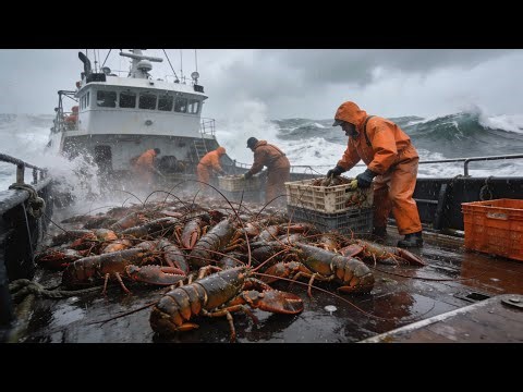 24H on a Fishing Boat With Fishermen – Monster Lobster Haul in Deadly Seas Worth $900,000