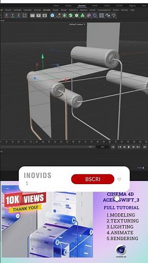 HOW TO CREATE ACER_SWIFT_3 FULL TUTORIAL #acer #FREE #Cinema4D #MotionGraphic
