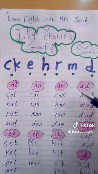 Jolly phonics group 2 blending #jollyphonics #jollysounds #blending #sounds #pronunciation #pronouncing #blends #digraphs #phonics #advancedphonics #native #nativeamerican #nativebritish #longvowels #phonics #vowels #speakenglish #speaking #speakenglishfluently #nativeenglish #englishforkids #English #learnenglishonline #dailyenglish #studyenglish #mrszainab #1ststepenglish #firststepenglish