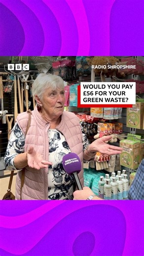 6.3K views · 16 reactions | Are you prepared to pay £56 for your garden waste collection? ♻️ | BBC Shropshire | Facebook