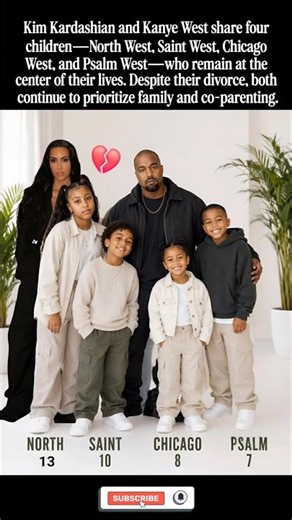 Kim Kardashian and Kanye West continue co-parenting their four children after divorce ❤️