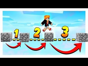 TEACHING MY SISTER HOW TO PARKOUR in MINECRAFT!