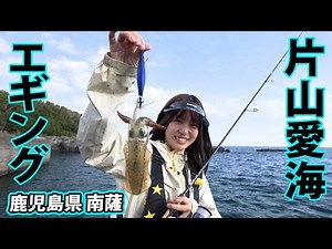 Aimi Katayama aims for a large number of catches and good-sized amberjack in the Minamisatsuma ar...
