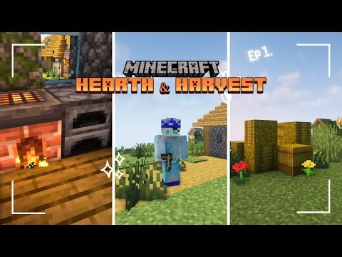 Cultivating Cosy Beginnings 🌾| Minecraft Hearth & Harvest (1)