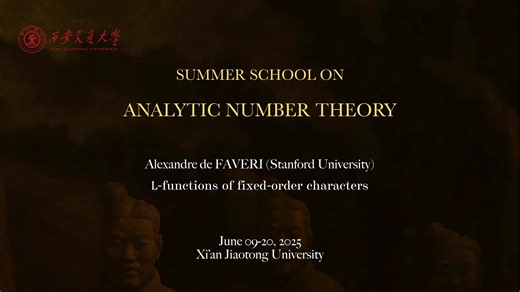 L-functions of fixed-order characters