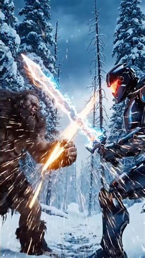 Caveman vs Robot Soldier: Omega-Eternal Annihilation Showdown #epicshowdown #wildlifeentertainment