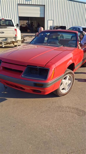 85 GT fresh out of paint... There will be no shortage of content in the new year! #foxbody #ttop | The Infamous Project