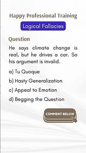Logical Fallacies - Logical Reasoning #7