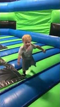 Rotating Bar Repeatedly Knocks Down Child
