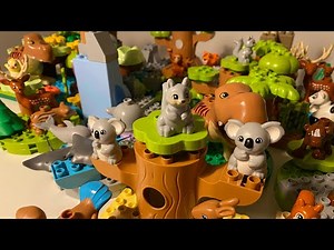 Building with Duplo LEGO Animals ASMR