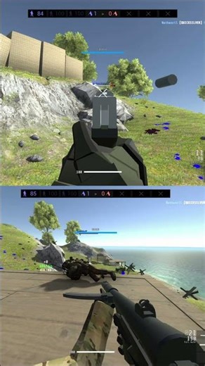 Ravenfield Weapon Damage Comparison #ravenfield #shortsfeed #shorts