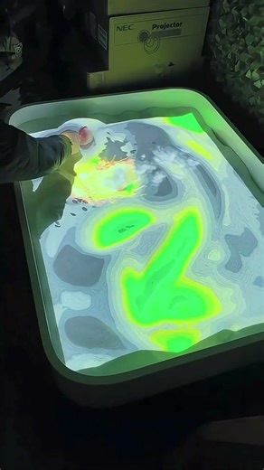 This Augmented Reality Sandbox Feels Like Magic 🤯 | Interactive Projection Demo