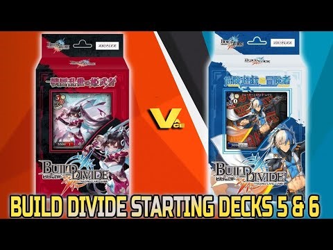 Build Divide Starter Decks 5 and 6 opening!