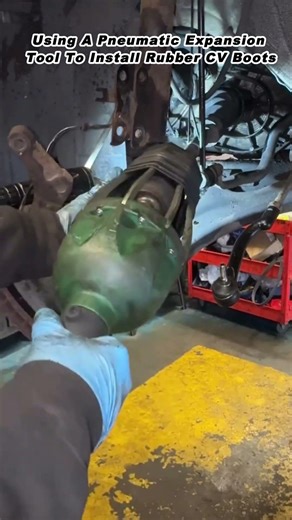 Using A Pneumatic Expansion Tool To Install Rubber CV Boots