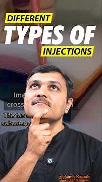 Don't Let Your Doctor Get It Wrong: Know Your Injection Types #injection #education