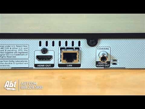 Samsung Black 3D Blu-ray Disc Player - BD-H5900 Overview