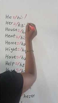 LET'S TRANSCRIBE AND SOUND THESE WORDS TOGETHER. EASY WAY TO LEARN SOUNDS.