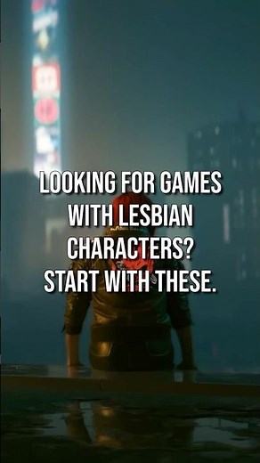Top 5 Games With Lesbian Characters 🎮🏳️‍🌈 #shorts #gaming #lgbt