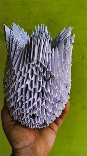 #3d origami flower pot #😘😍🥰🥰🥰😘😘