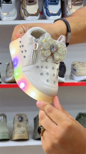 ✨ Kids Girls LED Long Boots | Elegant Winter Style with Sparkle & Light-Up Detail 💗