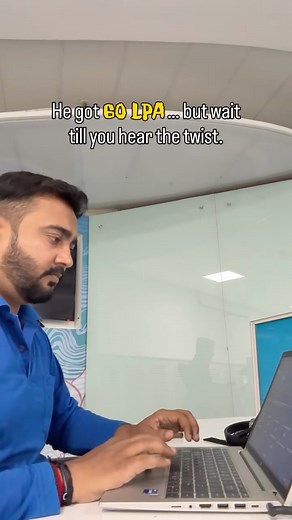 Pranit Kumar on Instagram: "When that big fat paycheck is actually just a facade. Ashwin got what everyone dreams of - a 60 LPA offer letter. Big brand. Fancy office. Stock options. But here’s the catch… Half of it was ESOPs. Vested over 4 years. His actual in-hand? Barely more than his old 38 LPA job. Now, he’s stuck waiting for those “paper millions” to become real. Can’t switch easily - because if he leaves early, he loses the ESOPs. Can’t relax either - every market dip hits his future incom