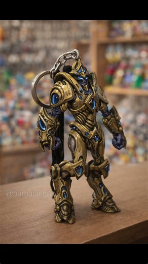 Imagine AI generated keychains inspired by Starcraft 2 Protoss units 🤖✨