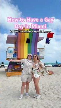 Miami Gay Day! #lgbt #queer #lgbttravel #wlw #shortsvideo #travelblogger #sapphic #miami #travel